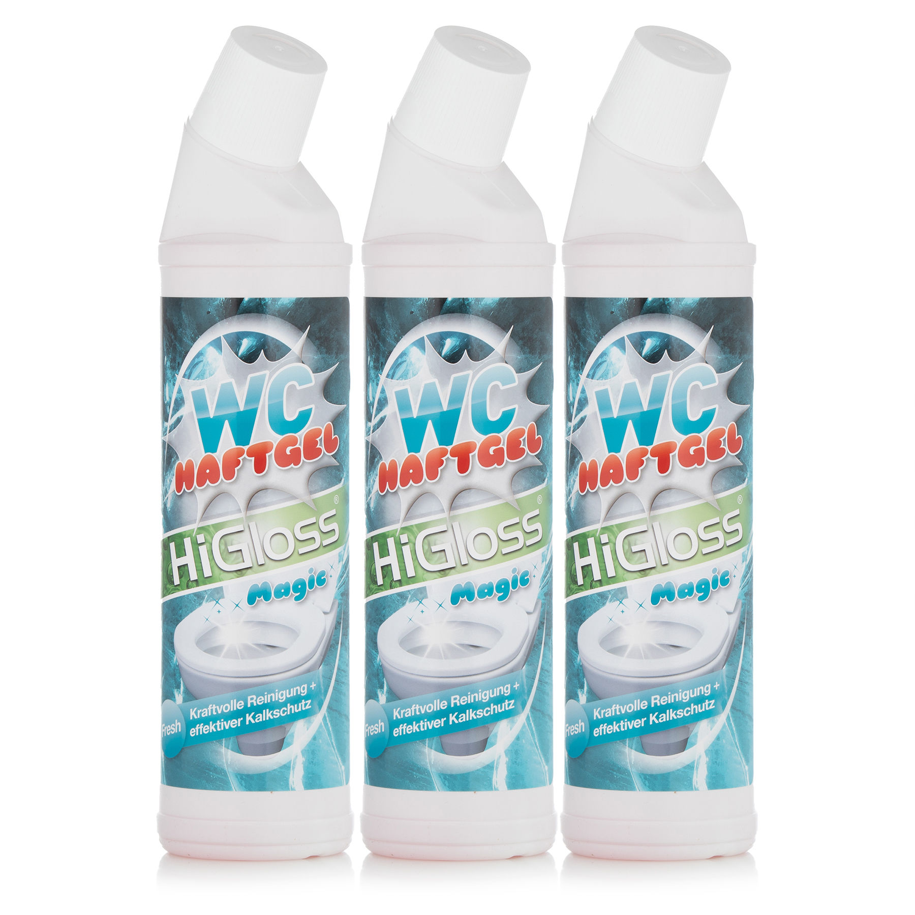 WC-Haftreiniger-Gel Trio - Produkte - HiGloss - Marken