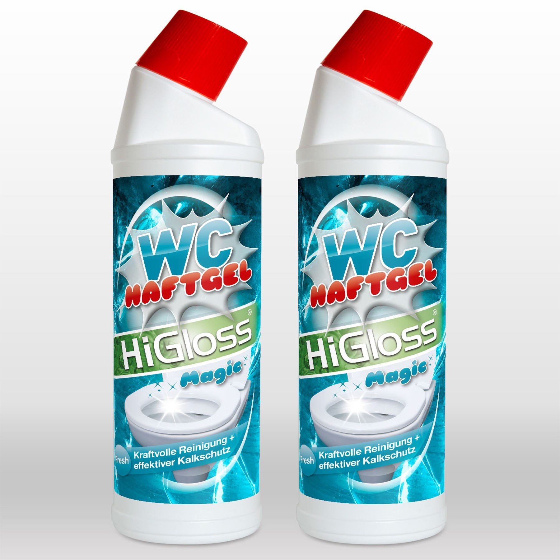WC-Haftreiniger-Gel, 2 x 750 ml - Produkte - HiGloss - Marken