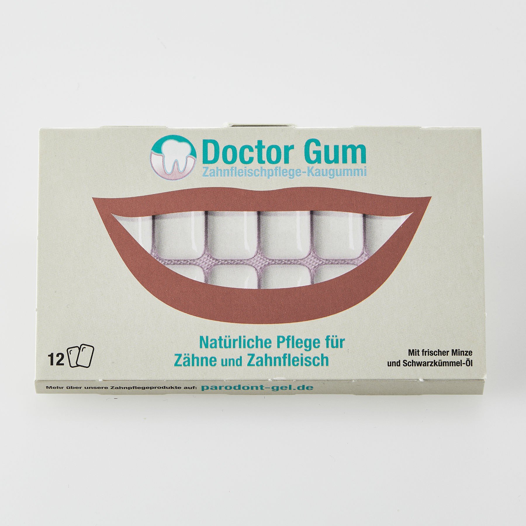 Doctor Gum Zahnfleischpflege Kaugummi, 12er-Set - Dr. Herbert Plum - Marken