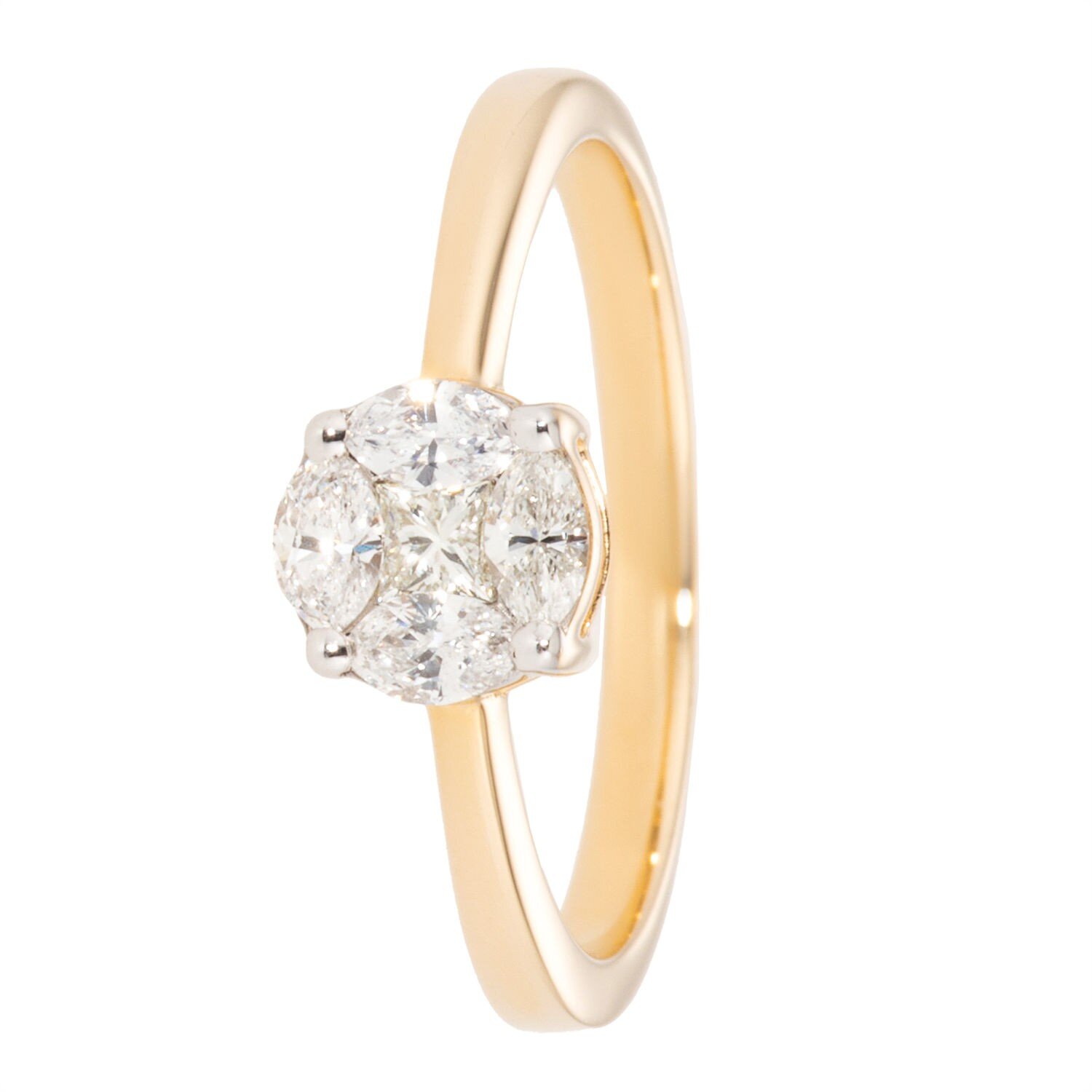 Diamant-Ring, 2 ct.-Mirage-Look, Gold 585 - Private Diamonds - Schmuck -  Christian Materne - Marken