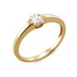 Brillant-Ring, Smar.-Schliff, 0,50 ct., SI, Gold 585