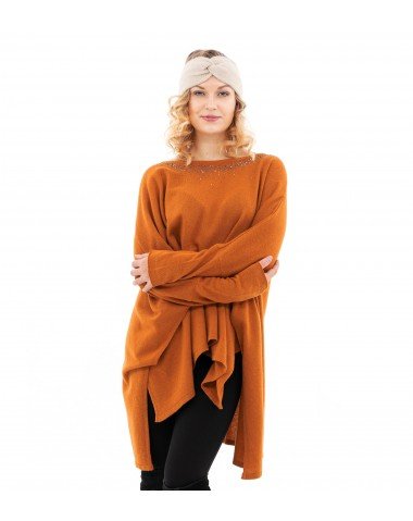 Schicke Damen-Pullover für die kalte Jahreszeit | CHANNEL21, Farbe: cognac